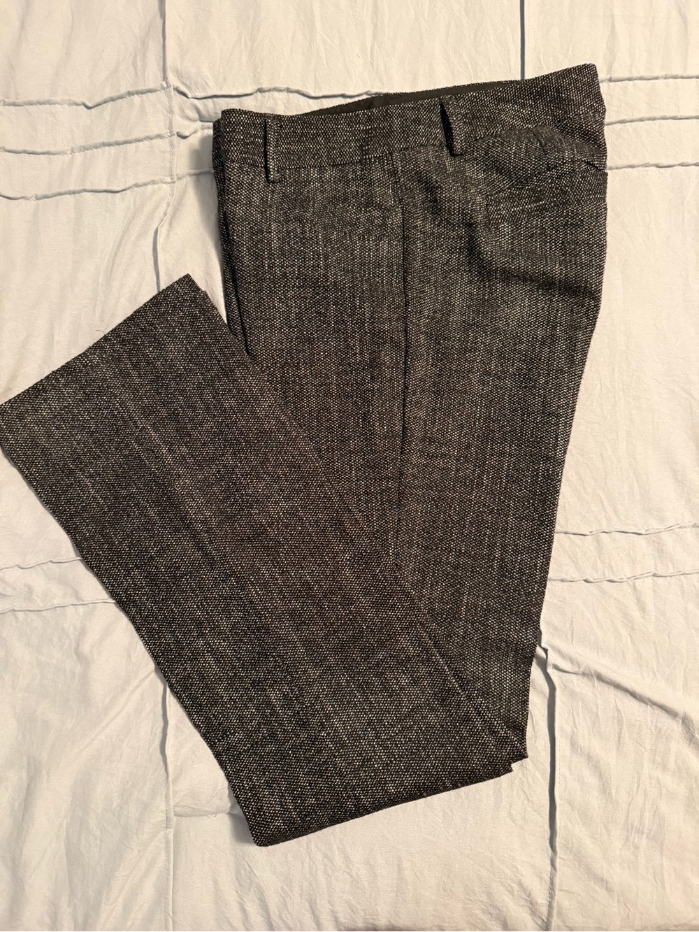 Express Women's Gray Tweed Trousers